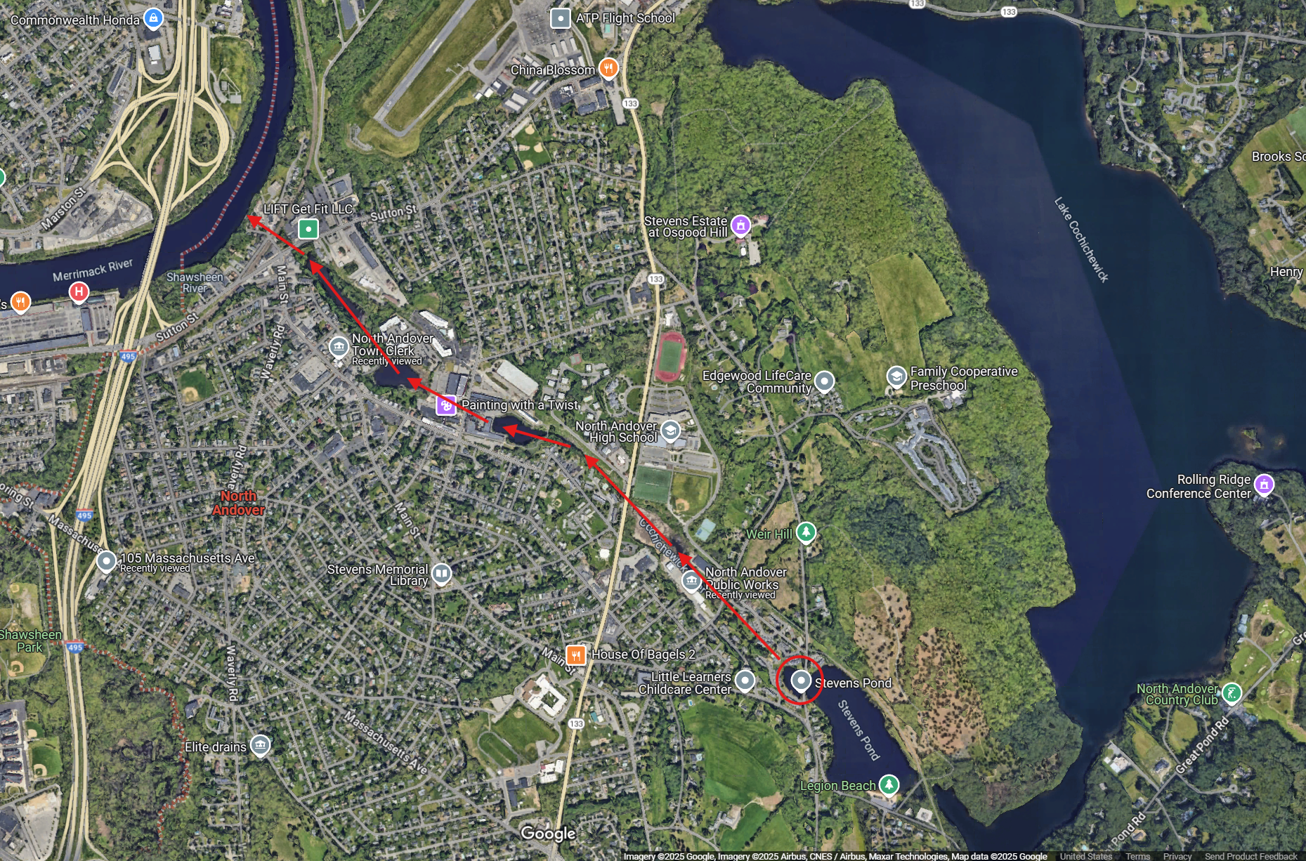 Cochichewick River Path